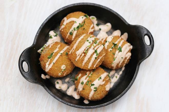 Order Fried Hush Puppies food online from Lazy Dog Restaurant & Bar store, Boca Raton on bringmethat.com