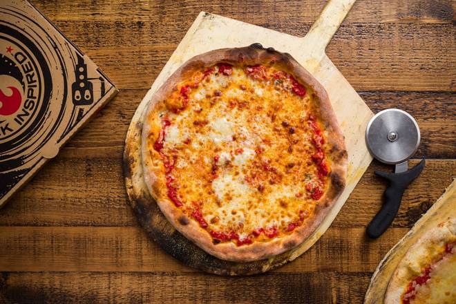 Order Cheese (Vegetarian)(Red Sauce) food online from The Rock Wood Fired Pizza store, Tacoma on bringmethat.com