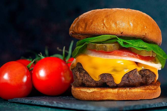 Order Cheese Burger  food online from Late Cravings store, Brentwood on bringmethat.com