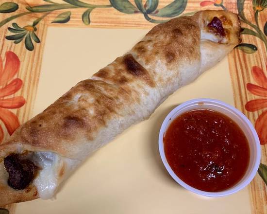 Order Pepperoni & Sausage Stromboli food online from Est Est Est Pizza store, New Haven on bringmethat.com