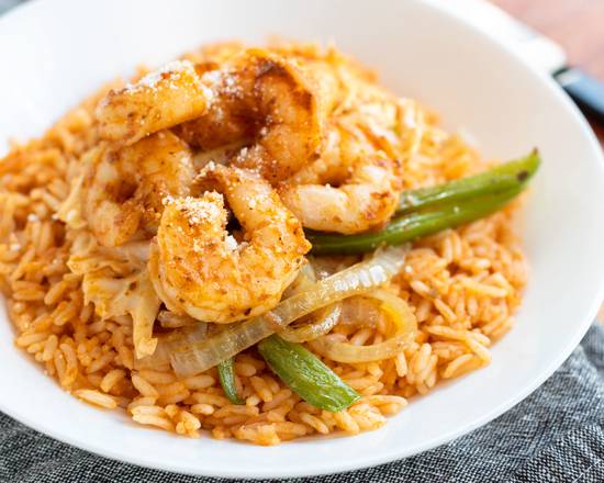Order Grilled Shrimp Fajita Bowl food online from Savory Salads store, Arlington Heights on bringmethat.com