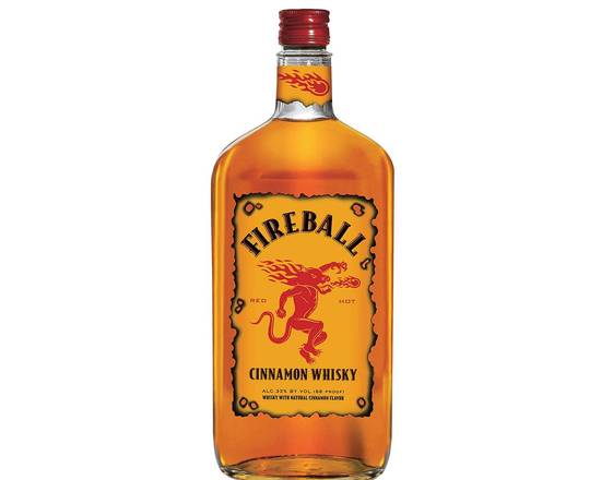 Order Fireball, 1.75L whiskey (33.0% ABV) food online from Golden Ox Liquors store, Saint Augustine on bringmethat.com