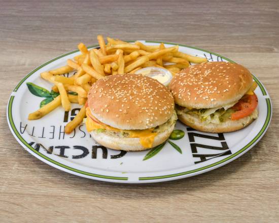 Menu Hamburger 2 cheeses