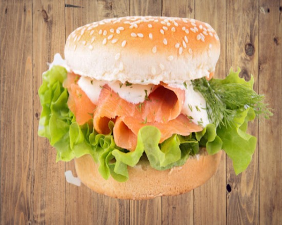 Saumon frais burger