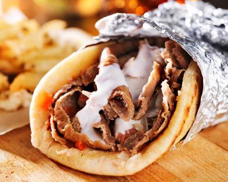 Order Lamb Kebab Wrap food online from The Kebab Kitchen store, Irving on bringmethat.com