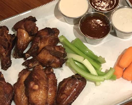 Order 10 Piece Jumbo Smoked Wings  food online from The Manchester Arms store, College Park on bringmethat.com