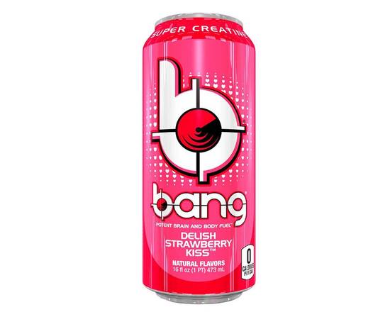 Order Bang Energy Drink - Delish Strawberry Kiss (16 oz) food online from Glenrose Liquor & Mini Mart store, Glendale on bringmethat.com