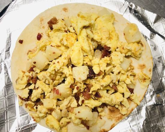 Order Potato, Egg, & Bacon food online from Donut Tacos Palace store, Austin on bringmethat.com