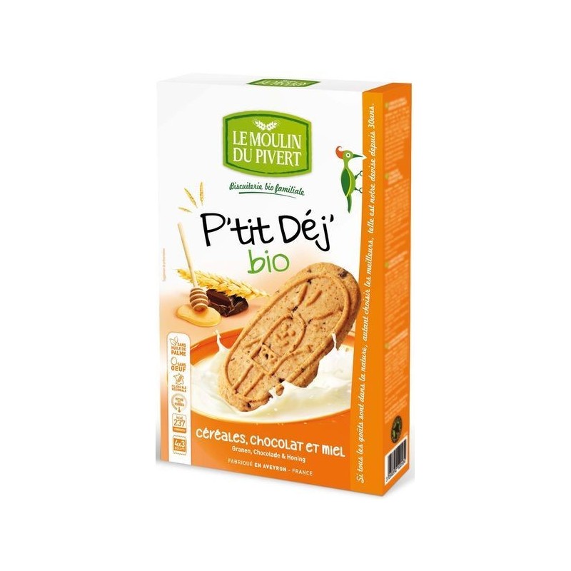 Petit Déj Céréales choc - miel  190gr