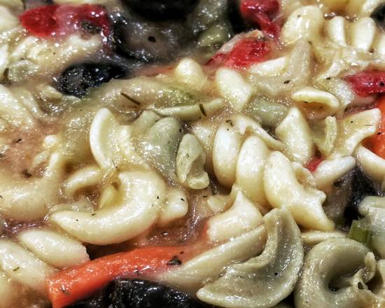 Order Artichoke Pasta Salad food online from OB Deli store, San Diego on bringmethat.com