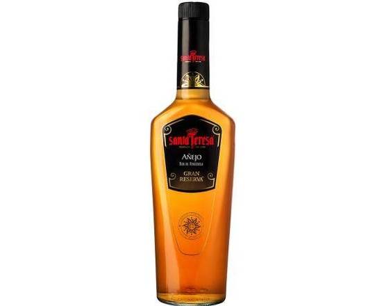 Order Santa Teresa Anejo, 750mL (40.0% ABV) food online from Woodbury Wine & Spirits store, ORLANDO on bringmethat.com