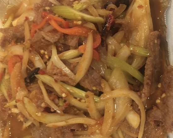 Order Szechwan Beef food online from House of joy store, La Crescenta on bringmethat.com