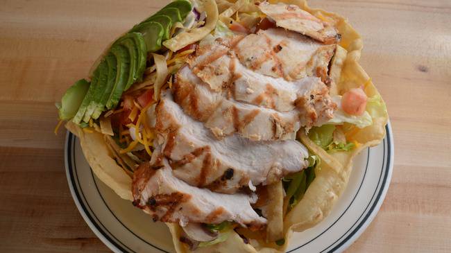 Order Brent's Fresh Taco Salad food online from Brent Deli store, Westlake Village on bringmethat.com