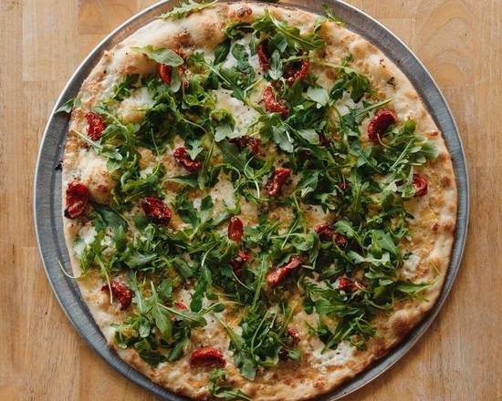Order Large Fire-Roasted Caprese food online from Upper Crust Pizzeria store, Culver City on bringmethat.com
