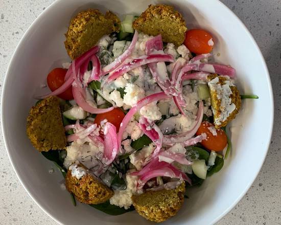 Order Mediterranean Bowl (V) (GF) food online from Brown Bag store, Reston on bringmethat.com