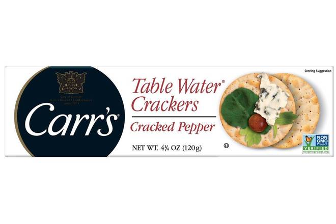 Order Carr's Crackers Cracked Pepper 4.25 Oz food online from Fresko Market store, Miami on bringmethat.com