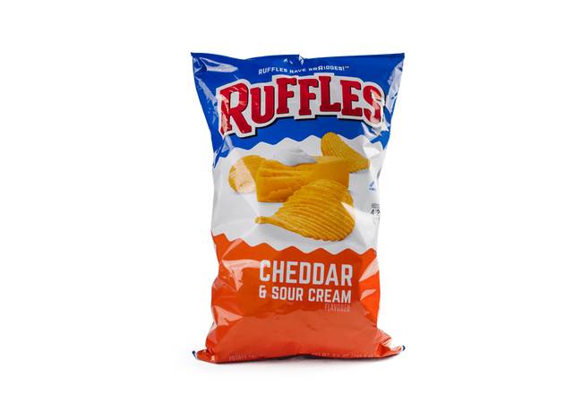 Order Frito Lay Ruffles Cheddar Sour Cream 8oz food online from Wawa store, Downingtown on bringmethat.com