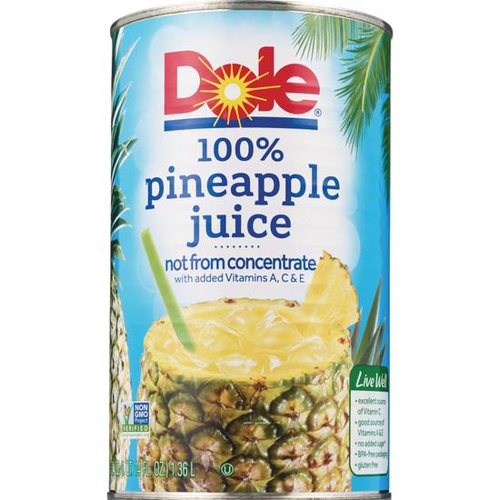 Order Dole Pineapple Juice 100% Not From Concentrate (Can) food online from Cvs store, LINCOLN on bringmethat.com