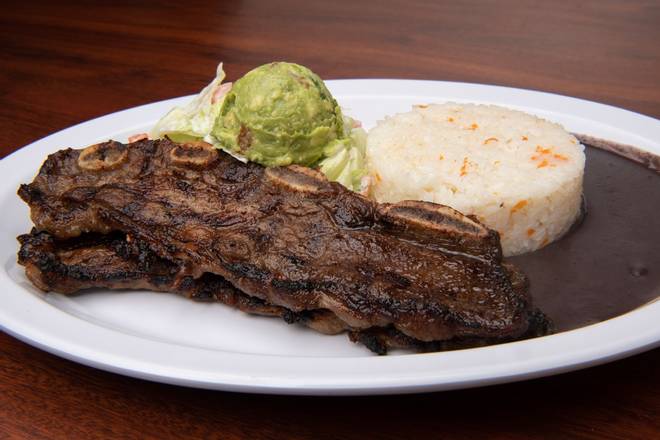 Order Costillas de Res a la Parrilla food online from El Tipico Quetzal Cafeteria store, West Palm Beach on bringmethat.com