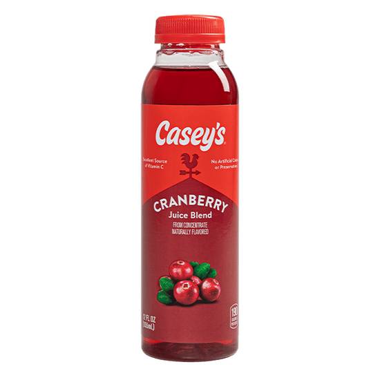Order Casey's Cranberry Juice Blend 12oz food online from Casey store, Omaha on bringmethat.com