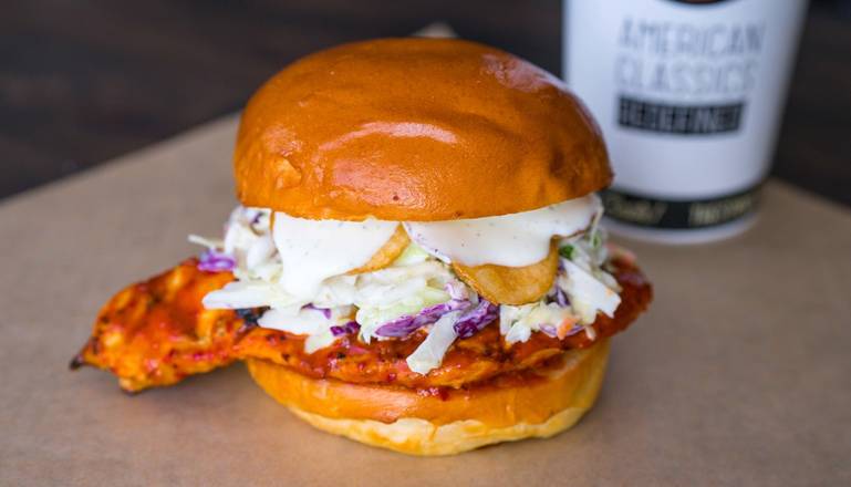 Order Buffalo Chicken Sandwich food online from The Stand store, Encino on bringmethat.com