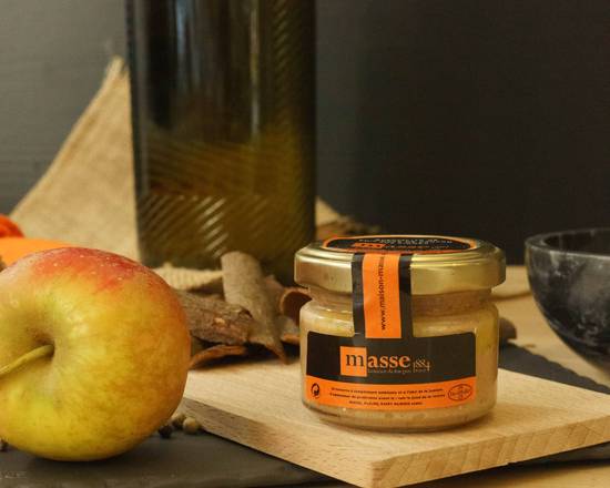Foie gras de canard aux pommes poêlées - 50g