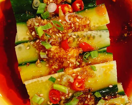 Order Tasty Cucumber Salad 开胃黄瓜 food online from Spicy empire store, San Mateo on bringmethat.com