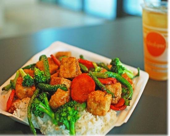 Order Stir-Fried Tofu Combo food online from Tapioca Express store, San Diego on bringmethat.com