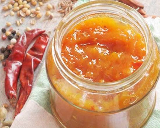 Order Mango chutney (5.5oz) food online from Namaste Indian Cuisine store, Portland on bringmethat.com
