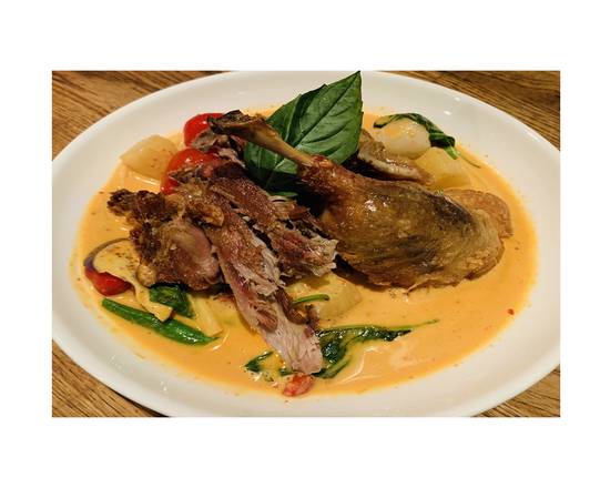 Order Duck Red Curry -GF food online from Jai Dee Restaurant store, New York on bringmethat.com