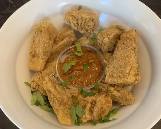 Order Crispy Jackfruit Nuggets food online from Foo Dog Curry Traders store, Jacksonville on bringmethat.com