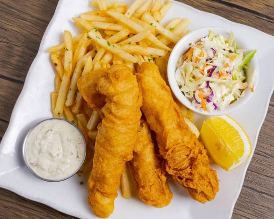 Order Fish 'n' Chips Sandwich food online from 33 Taps store, Los Angeles on bringmethat.com