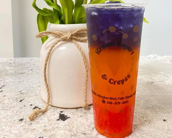 Order Violet Spring Tea food online from Icream Yogurt & Crepes store, Falls Church on bringmethat.com