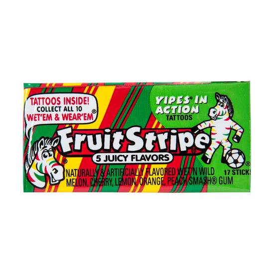 Order Fruit Stripe Gum food online from Mindy's Munchies store, Boca Raton on bringmethat.com