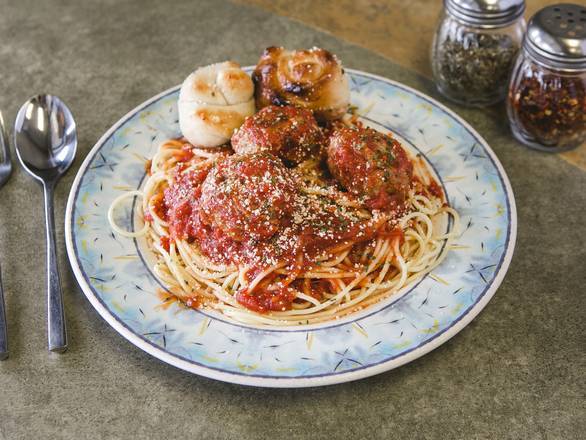 Order Spaghetti With Meatballs (Pasta) food online from Giorgio Pizza store, Exton on bringmethat.com