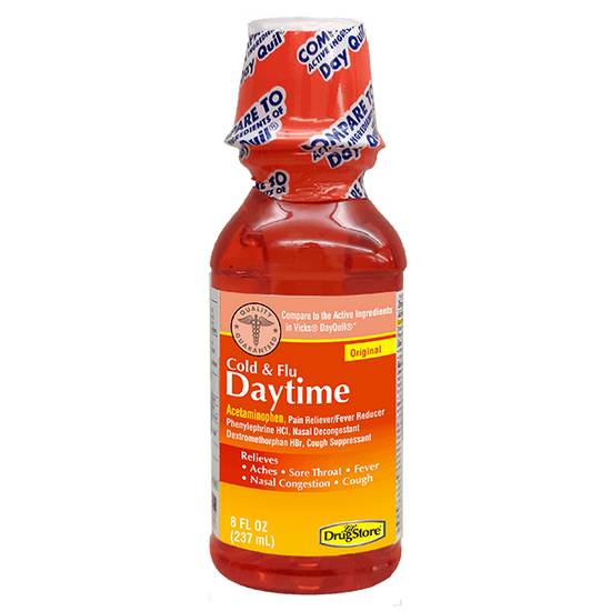 Order Daytime Cold & Flu Liquid 8oz food online from Casey store, Carter Lake on bringmethat.com