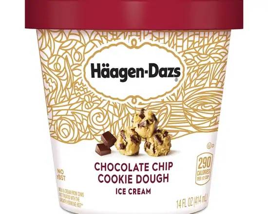 Order Haagen Dazs Chocolate Chip Cookie Dough Pint  food online from Fresko Market store, Miami on bringmethat.com