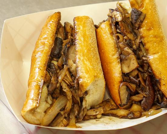 Order The Mushroom Cheesesteak food online from Rj Philly Cheesesteaks store, White Oak on bringmethat.com