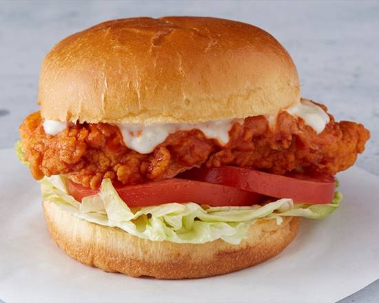 Order Buffalo Chicken Sandwich food online from Wings Over store, Athens on bringmethat.com