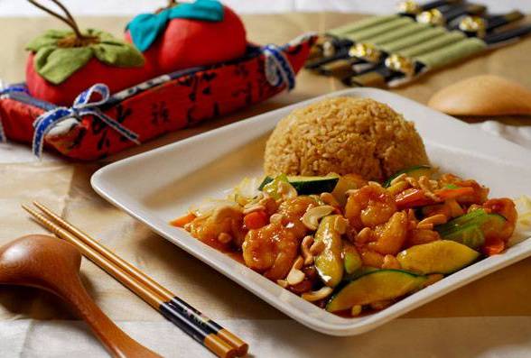 Order Shrimp Cashew Nuts w/Fried Rice food online from Oriental House store, Greenville on bringmethat.com