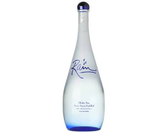 Order Rain, 1.75L vodka (40% ABV) food online from Woodbury Wine & Spirits store, ORLANDO on bringmethat.com