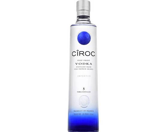 Order Ciroc, 750mL vodka (40.0% ABV) food online from Woodbury Wine & Spirits store, ORLANDO on bringmethat.com