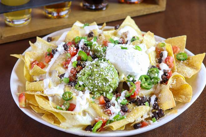 Order Nachos food online from Iron Hill Brewery & Restaurant store, Greenville on bringmethat.com