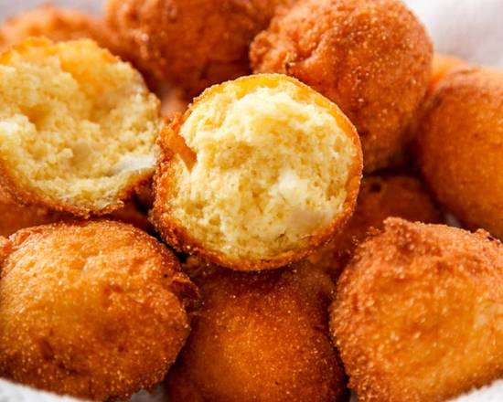 Order Hush Puppies (10 pcs) food online from Wow Wings & Hibachi store, Spartanburg on bringmethat.com