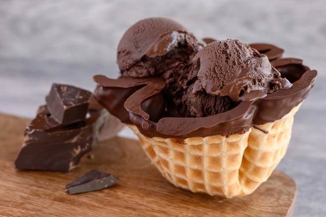 Order Double Scoop Bowl food online from Pete & Belle Ice Cream Shop store, Spokane Valley on bringmethat.com