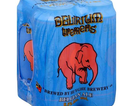 Order Delirium Tremens Belgian Ale 4pk-16oz (8.5% ABV) food online from Silver Liquor Market store, Los Angeles on bringmethat.com