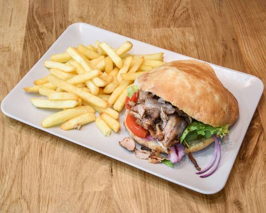 Sandwich kebab fait maison