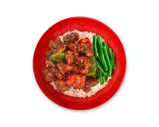 Order General Tso Rice Bowl food online from Bento Asian Kitchen + Sushi - Southside store, Jacksonville on bringmethat.com