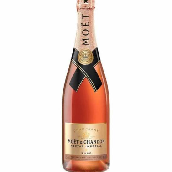 Order MOET & CHANDON NECTAR IMPÉRIAL ROSÉ 750 ml food online from Rocky Liquor store, Claremont on bringmethat.com