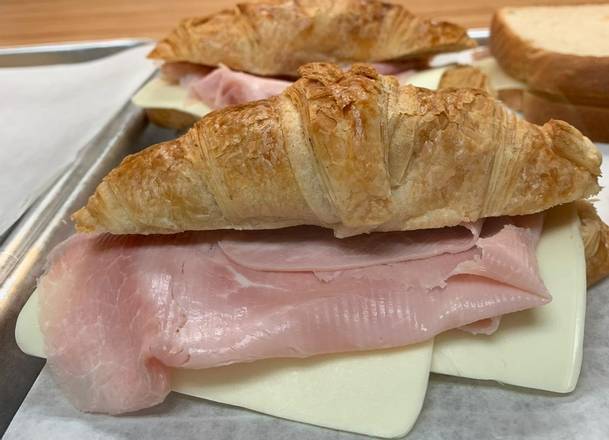 Order CROISSANT HAM & CHEESE food online from Macchiato Coffee & Food Bar store, Miami on bringmethat.com